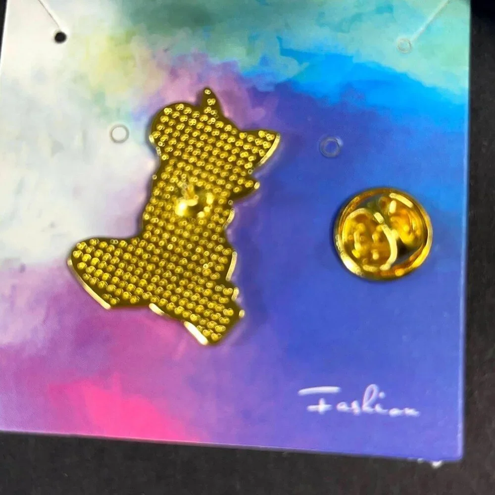 Black Cat Lapel Pin Glasses Harry Scarf Letter Enamel Badge Brooch Jewelry Gift